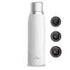 PURO Smart Bottle - Butelka termiczna 500ml INOX z inteligentną nakrętka LED (White)