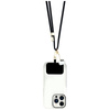 Hello Kitty Patch & Kitty Head Charm - Universal phone strap / lanyard (black)