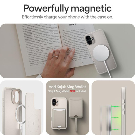 Spigen Cyrill Kajuk MagSafe - iPhone 16 tok (krém)