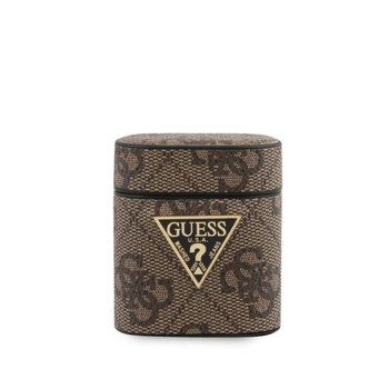 Collection Guess 4G - Étui Airpods (marron)