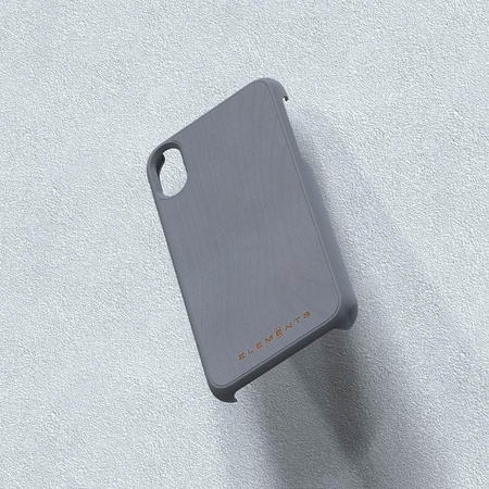 Nordic Elements Original Gefion - Dřevěné pouzdro pro iPhone Xs / X (Mid Grey)