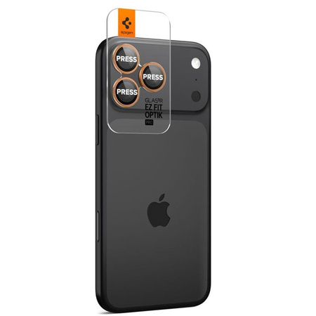 SZKŁO HARTOWANE NA APARAT DO IPHONE 16 PRO | 16 PRO MAX | 17 PRO SPIGEN 2x