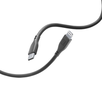 Cellularline Soft Cable - USB-C to Lightning cable MFi certified 1.2 m (black)