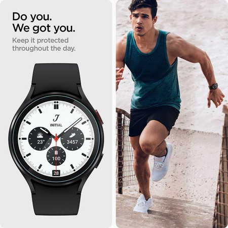 Spigen GLAS.TR EZ FIT 2-Pack - Verre trempé pour Samsung Galaxy Watch 5 Pro 45 mm (2 pcs)