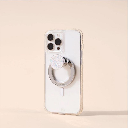 Case-Mate Magnetic Mini Grip - MagSafe držadlo na prst s funkcí stojánku (Twinkle Diamond)