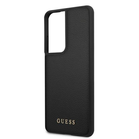 Guess Iridescent - Etui Samsung Galaxy S21 Ultra (noir)
