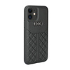 Audi Echtes Leder - iPhone 12 / iPhone 12 Pro Tasche (Schwarz)