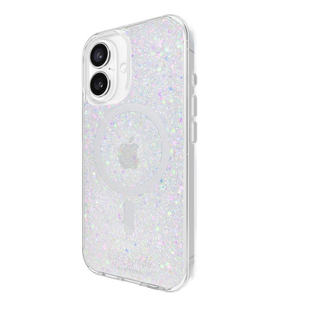 Kate Spade New York Ochranný kryt MagSafe - pouzdro na iPhone 16 (Chunky Glitter)