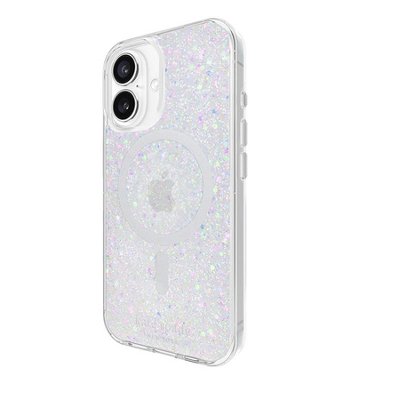 Kate Spade New York Protective MagSafe - Case for iPhone 16 (Chunky Glitter)
