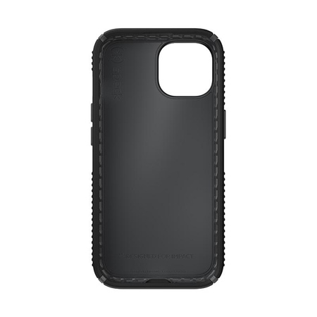 Speck Presidio2 Grip - iPhone 15 Case (Black / Slate Grey / White)