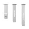 PURO ICON - Elastický řemínek pro Apple Watch 44/45/46/49 mm (S/M a M/L) (bílý)