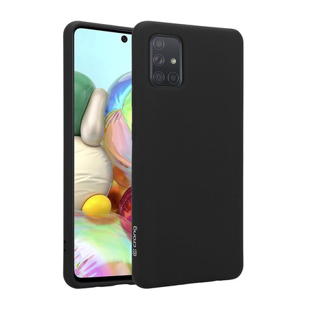 Crong Color Cover - Étui Samsung Galaxy A71 (noir)