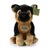 Rappa - Plush realistic German Shepherd dog mascot sitting 23 cm Eco-Friendly Soft Collection