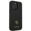 Guess Saffiano 4G Small Metal Logo - Coque iPhone 13 Pro (noir)