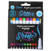 Craft - Set of acrylic markers / pens, 10 pcs. (glitter)