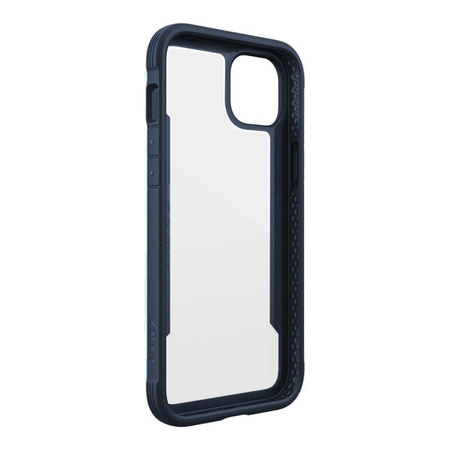 X-Doria Raptic Shield - Coque en aluminium pour iPhone 14 Plus (testée pour une chute de 3m) (Bleu marine)