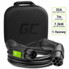 Green Cell - GC EV Typ 1 7.2kW 32A 7m Kabel zum Laden von EVs