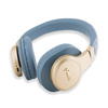 Guess 4G Script Metal Logo - bezdrátová sluchátka do uší Bluetooth V5.3 (modrá)