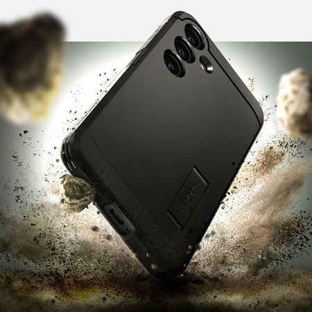 Spigen Tough Armor - Gehäuse für Samsung Galaxy S24 (Schwarz)