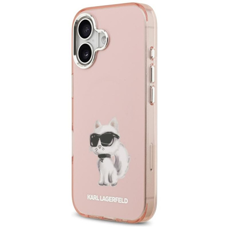 ETUI DO IPHONE 17 do MAGSAFE KARL LAGERFELD ORYGINALNE RÓŻOWE MODNE CASE
