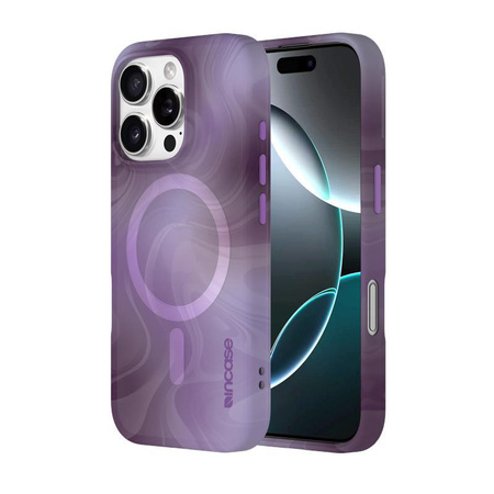 Incase Halo Case MagSafe - Étui pour iPhone 16 Pro (Oil Slick Lilac)