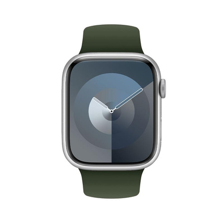 Crong Liquid - Řemínek pro Apple Watch 38/40/41/42 mm (zelený)