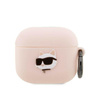 Karl Lagerfeld Silikonové pouzdro NFT Choupette Head 3D - AirPods 3 (růžové)