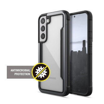 X-Doria Raptic Shield Pro - Étui Samsung Galaxy S22 5G (Protection Antimicrobienne) (Noir)