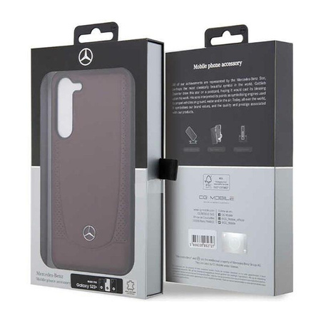 Mercedes Leather Urban Line - Case for Samsung Galaxy S23+ (Red)