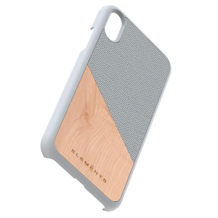 Nordic Elements Original Hel - Coque en bois pour iPhone XR (Gris clair)