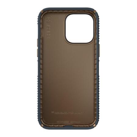 Speck Presidio2 Grip - Rutschfestes Gehäuse für iPhone 14 Pro Max (Anthrazit / Cool Bronze / Schiefer)
