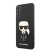 Karl Lagerfeld Saffiano Ikonik Patch - Samsung Galaxy S22+ Tasche (schwarz)