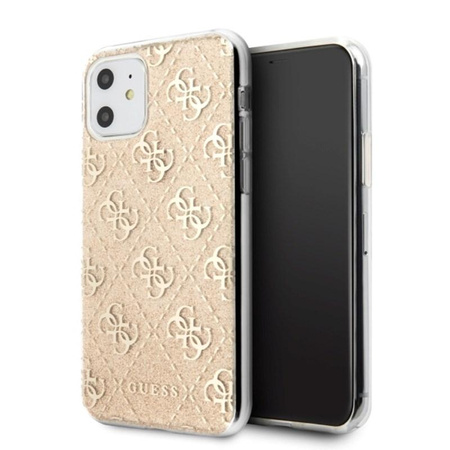 Guess 4G Glitter - iPhone 11 tok (arany)