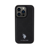 US Polo Assn Yoke Pattern - iPhone 15 Pro Max tok (fekete)
