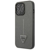 Guess Saffiano Triangle Logo Case - iPhone 13 Pro Case (silver)