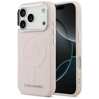 ETUI DO IPHONE 17 PRO MAX do MAGSAFE KARL LAGERFELD ORYGINALNE RÓŻOWE MODNE