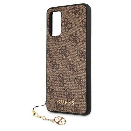 Collection Guess 4G Charms - Étui Samsung Galaxy A32 LTE (marron)