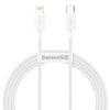 Baseus Superior Series - Câble de connexion USB-C vers Lightning PD 20W 1m (blanc)