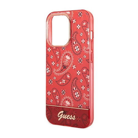 Guess Bandana Paisley - iPhone 14 Pro Max Case (red)