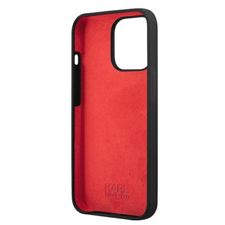 Karl Lagerfeld Silicone Stack Logo - iPhone 13 Pro Case (black)
