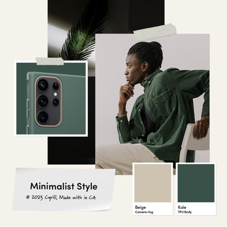 Spigen Cyrill Ultra Color - Etui do Samsung Galaxy S23 Ultra (Kale)