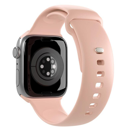 PURO ICON - Elastisches Armband für Apple Watch 38/40/41 mm (S/M & M/L) (Dusty Pink)