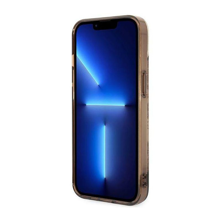 Guess Porcelain Collection - Hülle für iPhone 14 Plus (Ocker)