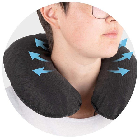 Vivamore - Gel travel pillow (black)