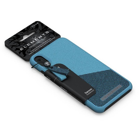 Nordic Elements Saeson Freja - Anyag tok iPhone Xs / X (Petrol)