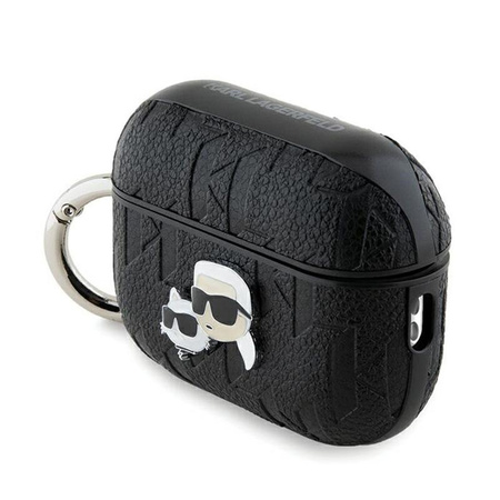 Karl Lagerfeld Monogram Karl & Choupette Head - Etui AirPods Pro 2 (czarny)