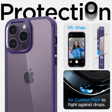 Spigen Ultra Hybrid - Case for iPhone 14 Pro Max (purple)