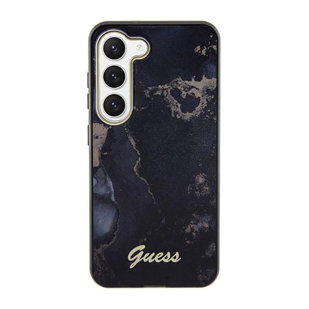 Guess Golden Marble Collection - Etui Samsung Galaxy S23 (noir)