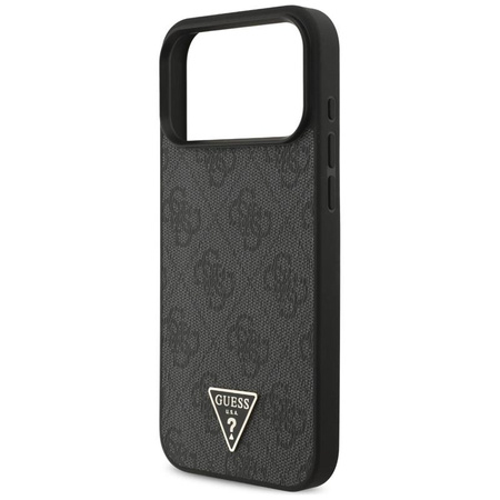 Guess 4G Strap Triangle Logo MagSafe - Case for iPhone 17 Pro Max (black)