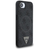 Guess 4G Ring Triangle Logo MagSafe - étui pour iPhone 16e (noir)